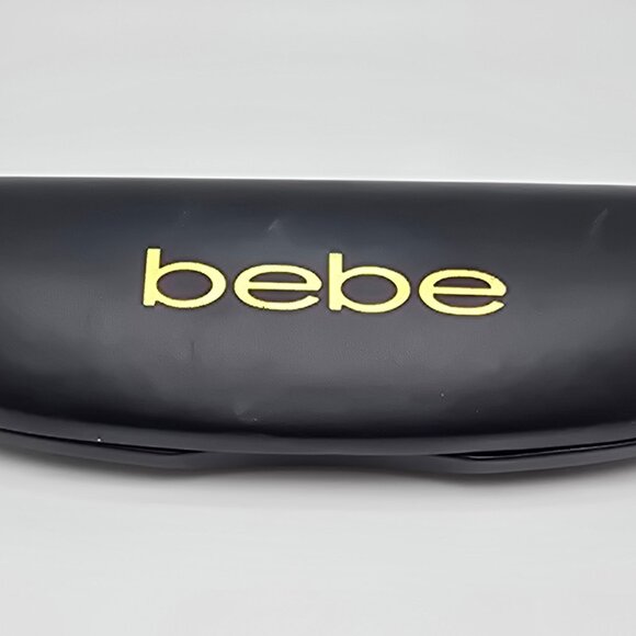 Bebe BB7216 001 Jet Black Rhinestone Cat Eye Eyeglasses Frame w/ Case 52-16-135 - Picture 15 of 15